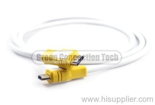 Green Connection HDMI Yellow Cable