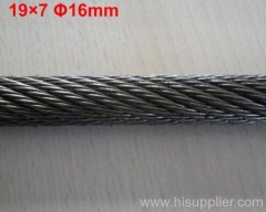 Non-rotating wire rope