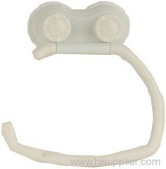 Plastic towel holder with suction