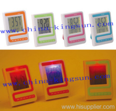 Desktop Calendar W/Colorful Background Light