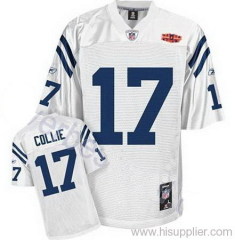 Indianapolis Colts 17 Austin Collie WhiteSuper Bowl XLIV Jersey