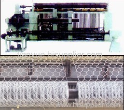 hexagonal wire mesh machine