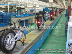 motor scooter assembly line