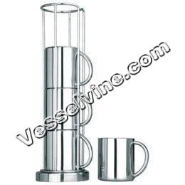 stainless steel coffee cup