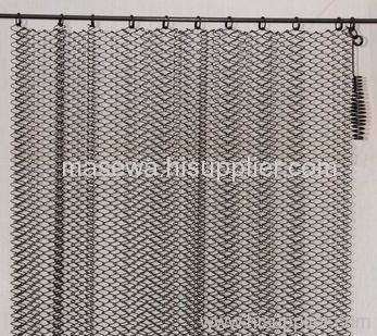 fireplace mesh curtain