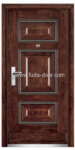 steel wooden door