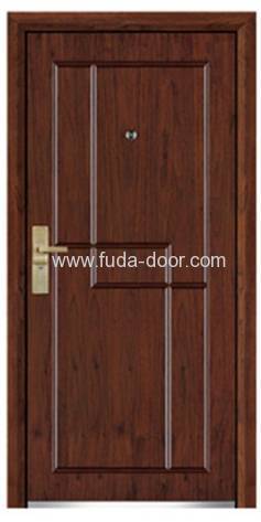 steel wooden door