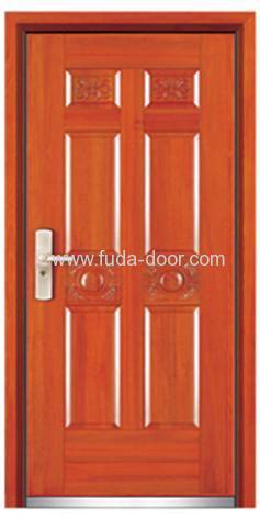 steel wooden door