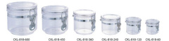 600ml plastic Canister jar