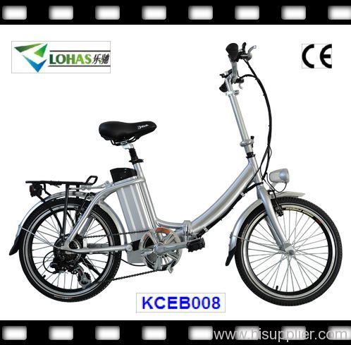 Folding electric bicycle