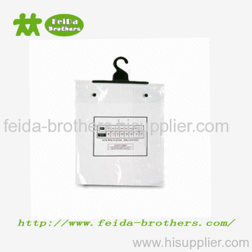 PVC bag with hanger