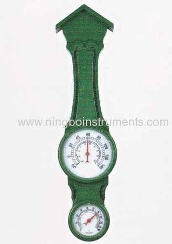 Garden thermometer and hygrometer