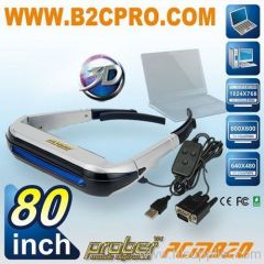 80inch Eyewear PC Monitor with 3D virtual display
