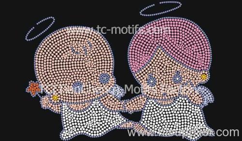 Hot fix motif, Iron on motif, Rhinestone motif, hot fix rhinestone motif