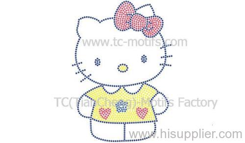 motif, rhinestone transfer, hot fix motif, Crystal motif, heat transfer