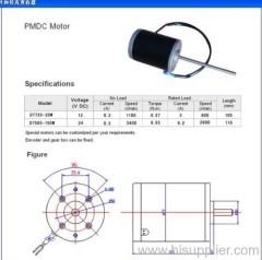 PMDC motor