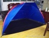 blue beach tent