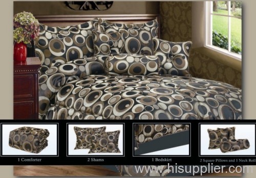 7PCS JACQUARD COMFORTER SETS