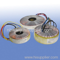 Toroidal isolation transformer with CE