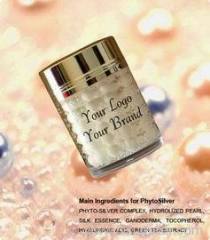 silver pearl silk skin care facial cream