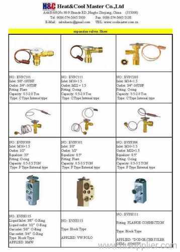 radiator,condenser,evaporator, expansion valves,oil cooler, receiver driver,cooling fans