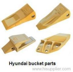 Hyundai bucket teeth, adapters, side cutters, pins
