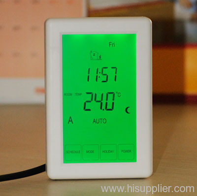 vertical touch screen thermostat