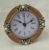 enamel pewter clock