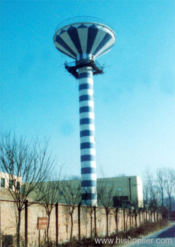 new construction of water tower