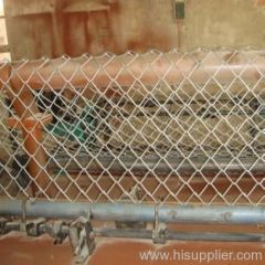 semi automatic chain link fence machine