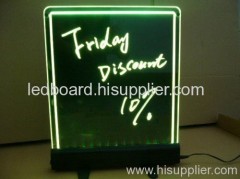Leg stand table top led writing board