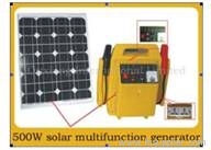 500W Solar Power Generator