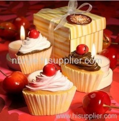 2011 New Cherry Cupcake Candle