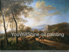 oil painting of landscape