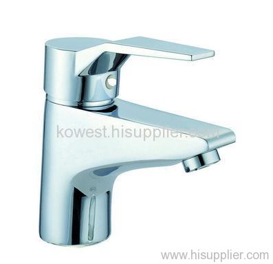 Single lever brass basin faucet