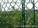 green chain link fence