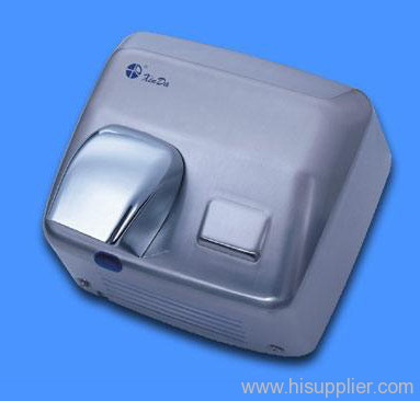 Stainless steel automatic hand dryer