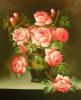 flora oil painting