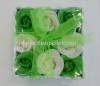 Green&White Soap Flower