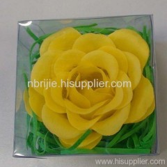 Yellow Rose Soap Flower