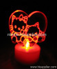 2011 New Hello Kitty LED Coloring Candle Light