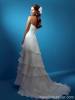 A-line Floor-length chiffon wedding gown