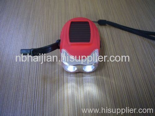 hand crank flashlight