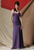 Elegant Full-length halter neck chiffon Bridesmaids dress