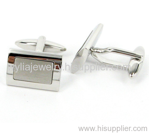 stainless steel cufflinks