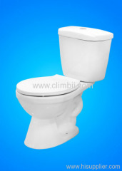 Two Piece Siphonic Toilets Seats Closetool Squatting WC Pan