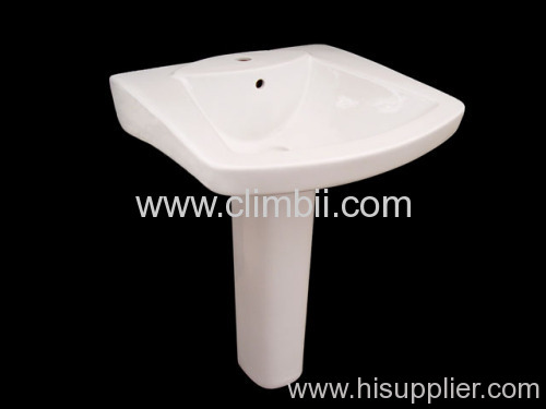 Two Pieces Washing Water Basin with Pedestal Lavabo Basin Sinks