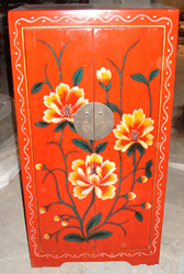 reproduction antique painted cabinet