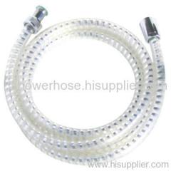 PVC transparent silver thread shower hose