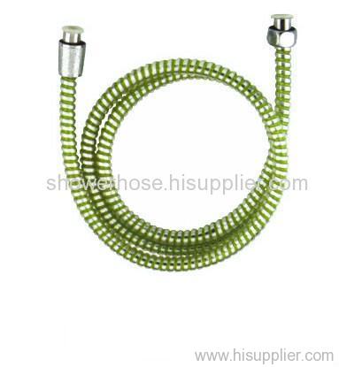 PVC green concave and convex shower hose